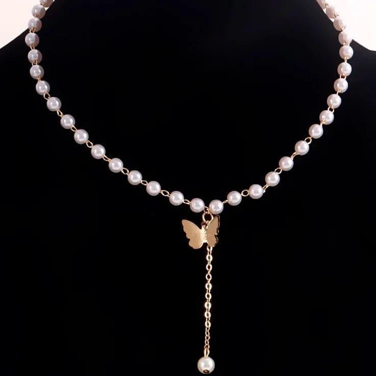 Butterfly Hanging Necklace Pendant